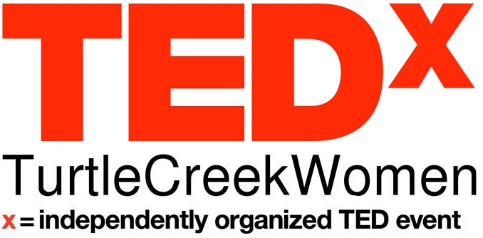 the turtle creek women logo is shown in red
