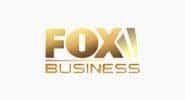 the logo for fox business